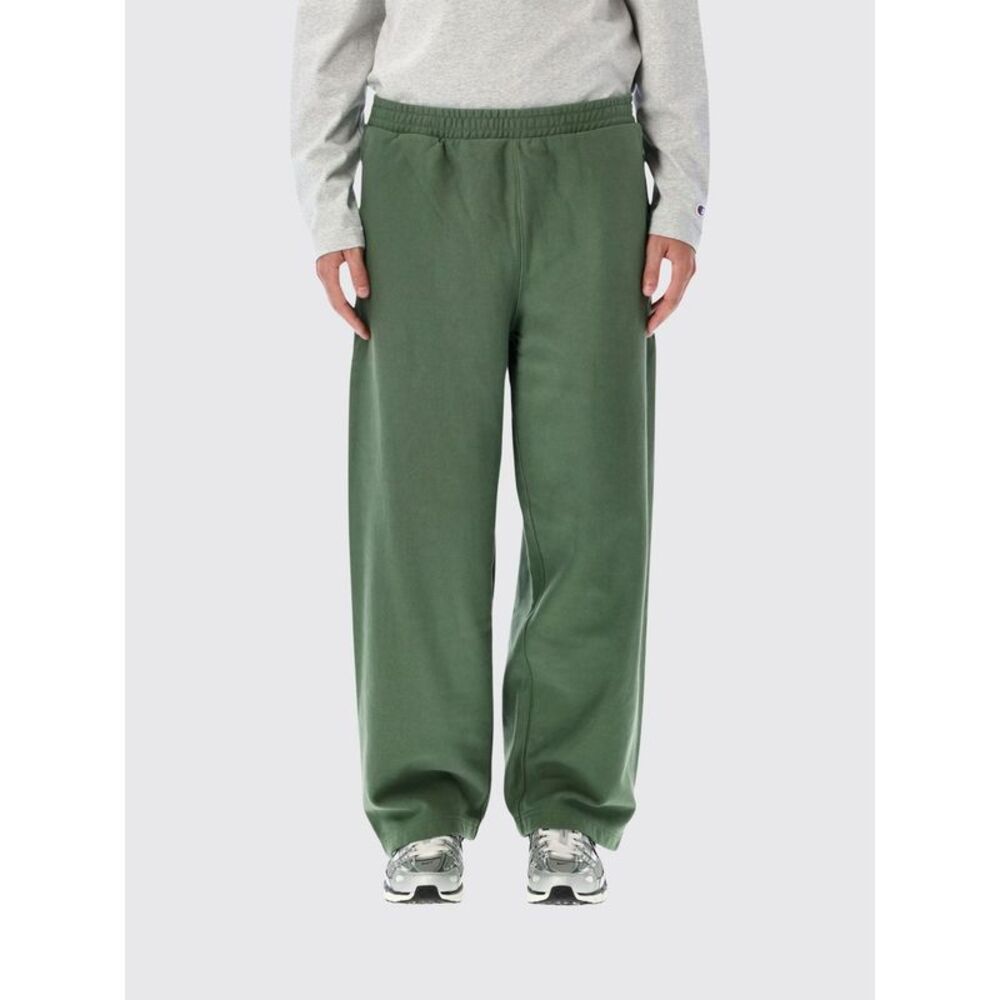 Champion Men Champion Wide Leg Cotton Jogging Trousers With Elasticated Waist